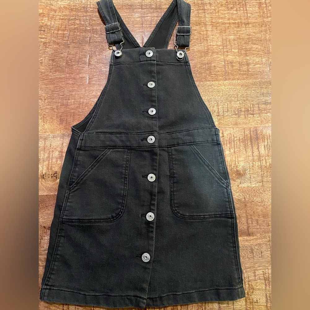 NWOT OshKosh B’gosh stretch black denim jumper.